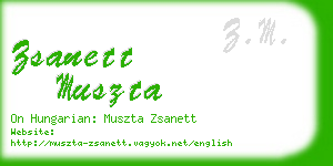 zsanett muszta business card